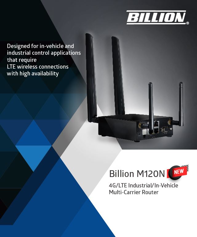 M120N-New Industrial/ In-Vehicle LTE Router